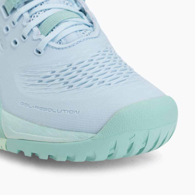 Dámské tenisové boty ASICS Gel-Resolution X light blue/oasis green 7