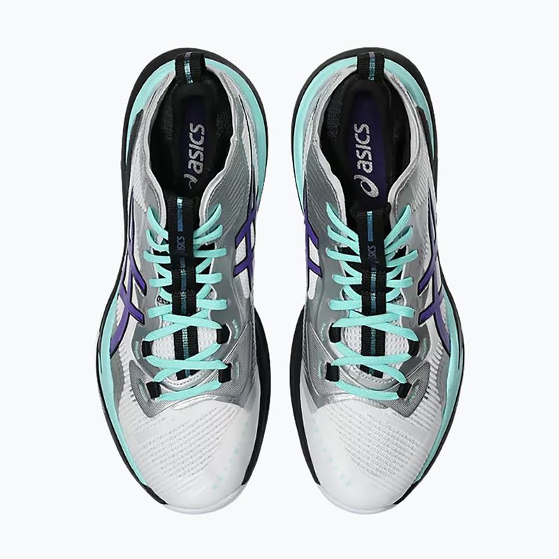 Pánské volejbalové boty ASICS Metarise 2 white/radiant amethyst 4