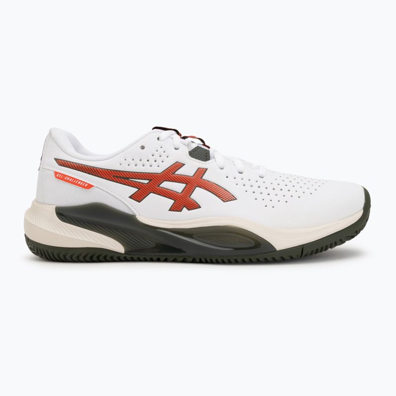 Pánské tenisové boty ASICS Gel-Challenger 15 Clay white/cherry tomato 2
