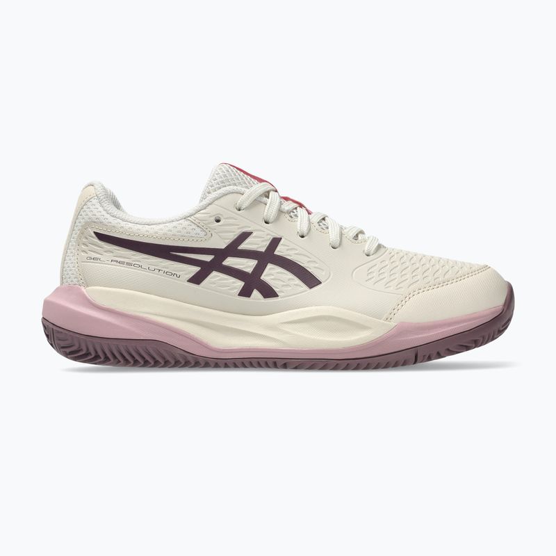 Dětské tenisové boty ASICS Gel-Resolution X GS Clay soft oat/dark aubergine 2
