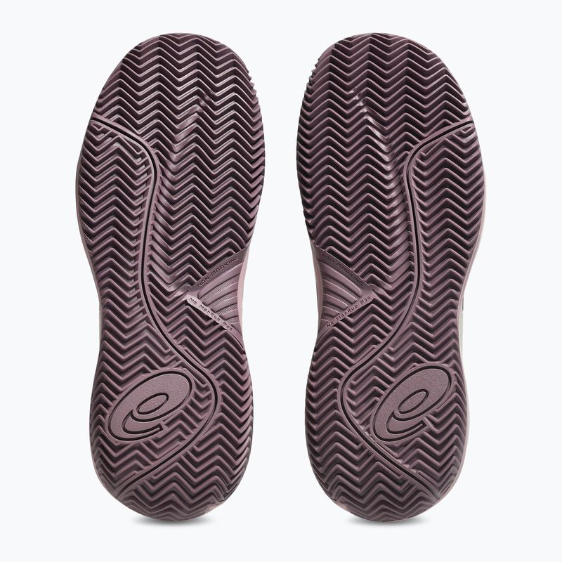 Dětské tenisové boty ASICS Gel-Resolution X GS Clay soft oat/dark aubergine 4