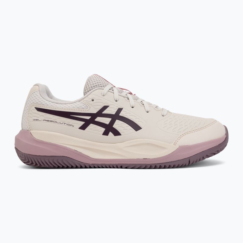 Dětské tenisové boty ASICS Gel-Resolution X GS Clay soft oat/dark aubergine 2