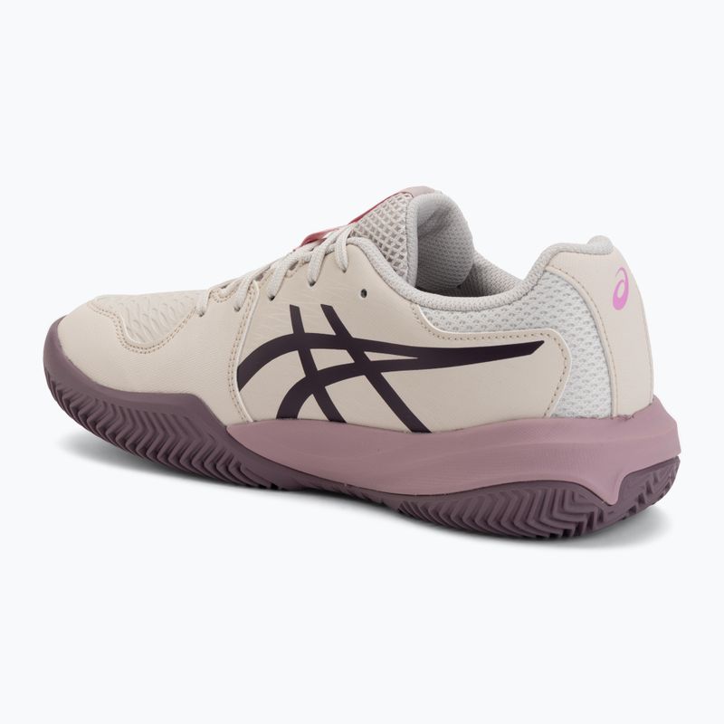 Dětské tenisové boty ASICS Gel-Resolution X GS Clay soft oat/dark aubergine 3