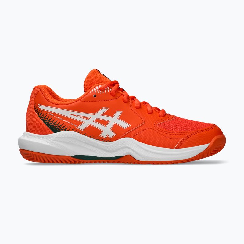 Boty na padel ASICS Gel-Dedicate 9 Padel GS energy orange/white 2