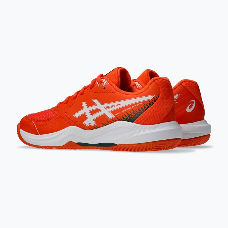 Boty na padel ASICS Gel-Dedicate 9 Padel GS energy orange/white 3