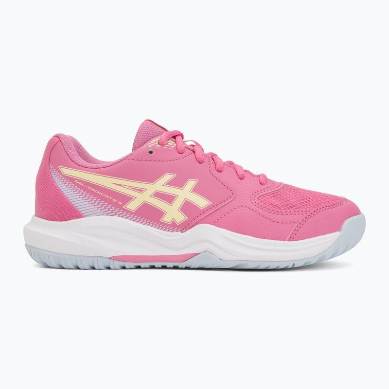 Dětské tenisové boty ASICS Gel-Dedicate 9 GS dragon fruit/soft yellow 2