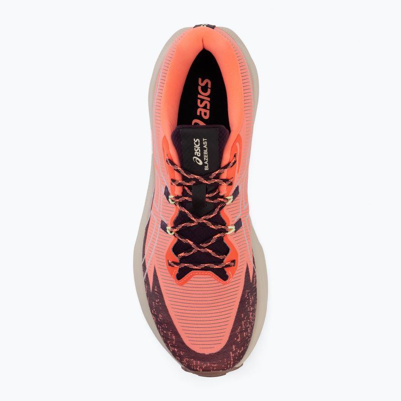 Pánské běžecké boty Asics Blazeblast sun coral/dark aubergine 5