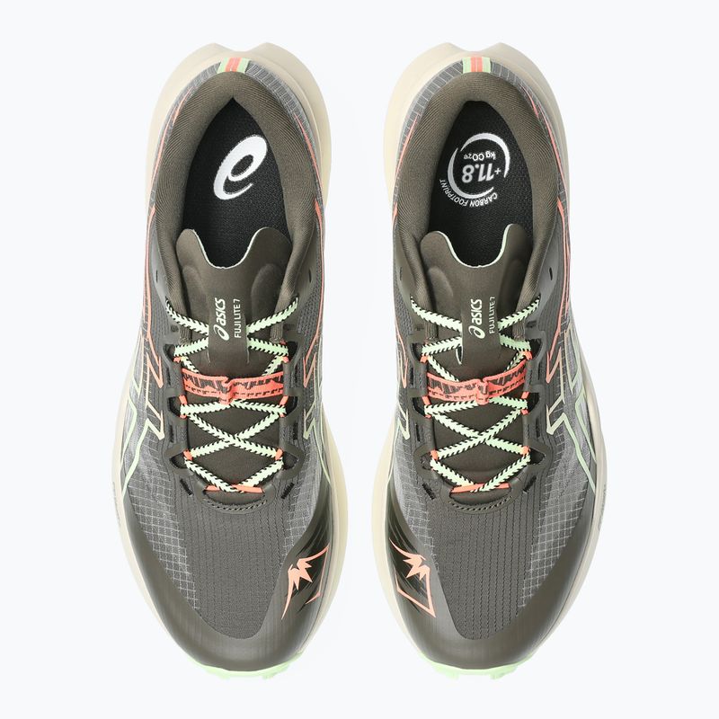 Běžecké boty Asics Fuji Lite 7 kuriiro brown/illuminate yellow 4