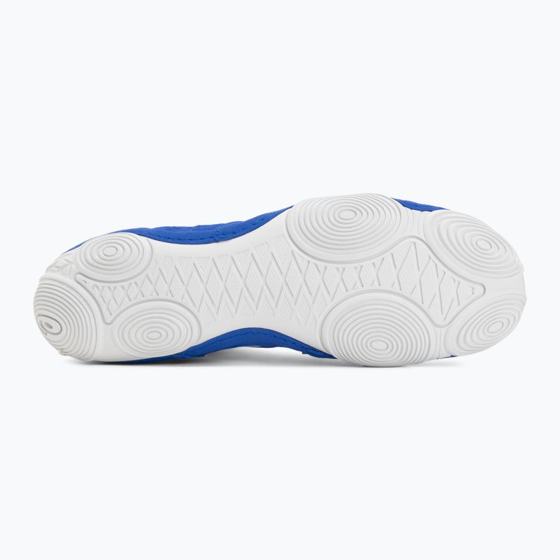 Zápasnické boty ASICS Snapdown 4 neon blue/white 4