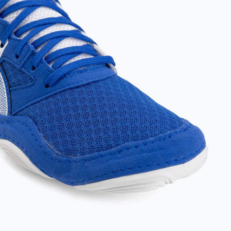 Zápasnické boty ASICS Snapdown 4 neon blue/white 7