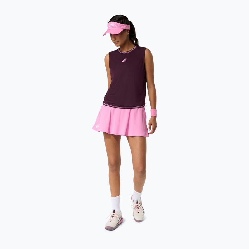 Dámské tenisové tričko ASICS Game Sleeveless Top W dark aubergine 2