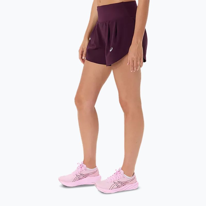 Dámské běžecké šortky Asics Road 3.5In Short Dark Aubergine 3