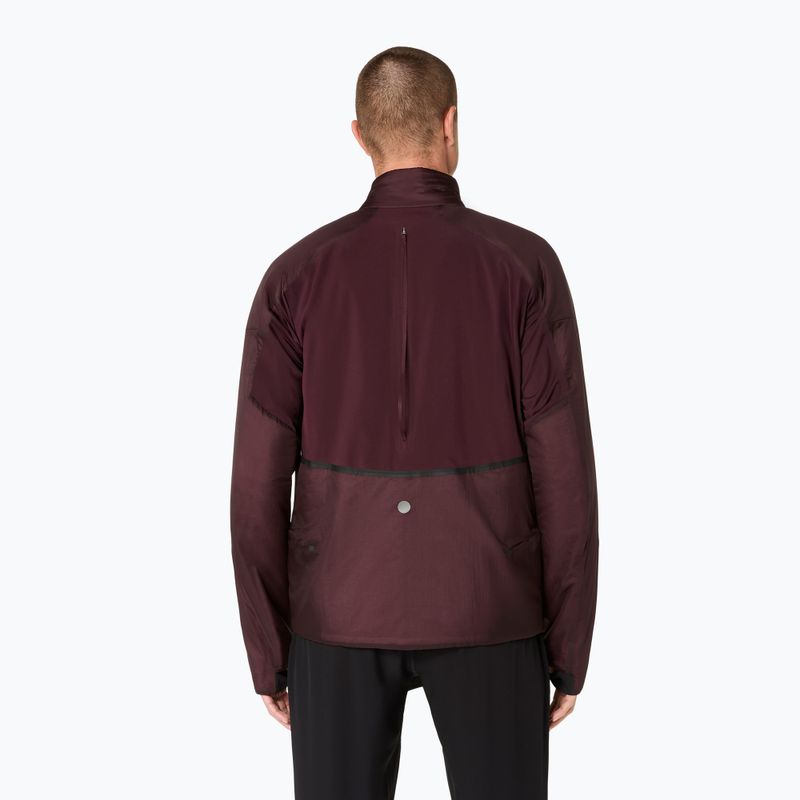 Pánská běžecká bunda ASICS Road Winter Jacket dark currant 3