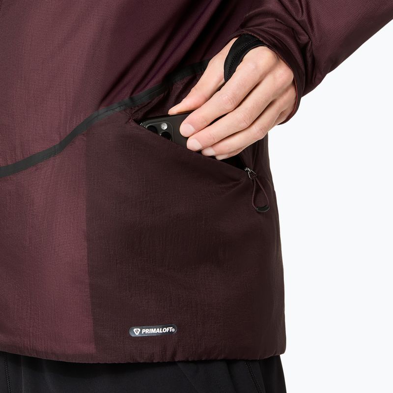 Pánská běžecká bunda ASICS Road Winter Jacket dark currant 7