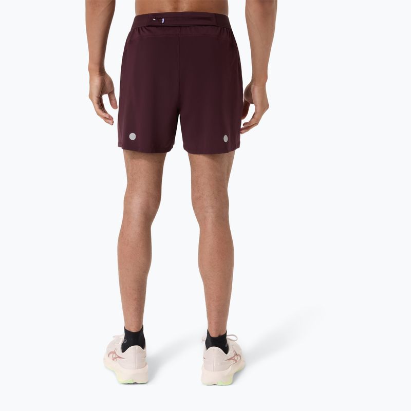 Pánské běžecké šortky Asics Road 5In Short Dark Currant 3