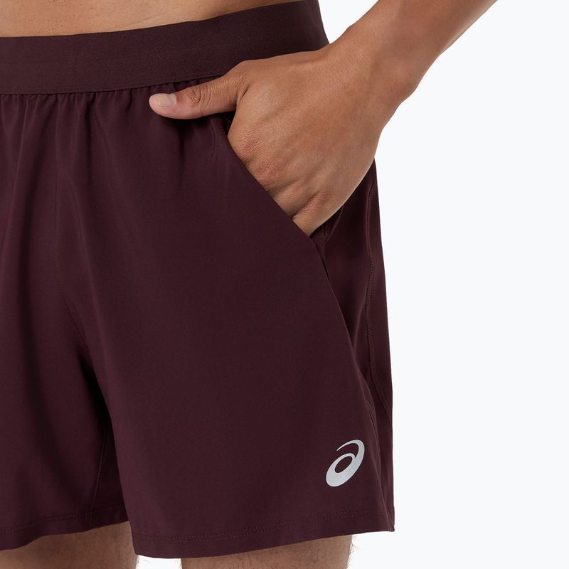 Pánské běžecké šortky Asics Road 5In Short Dark Currant 7