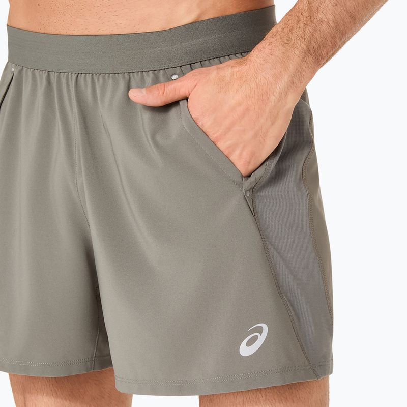 Pánské běžecké šortky Asics Road 5In Short Truffle Grey 5