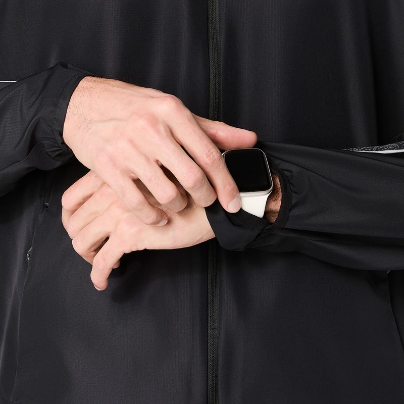 Pánská běžecká bunda ASICS Road Lite-Show Jacket performance black 10