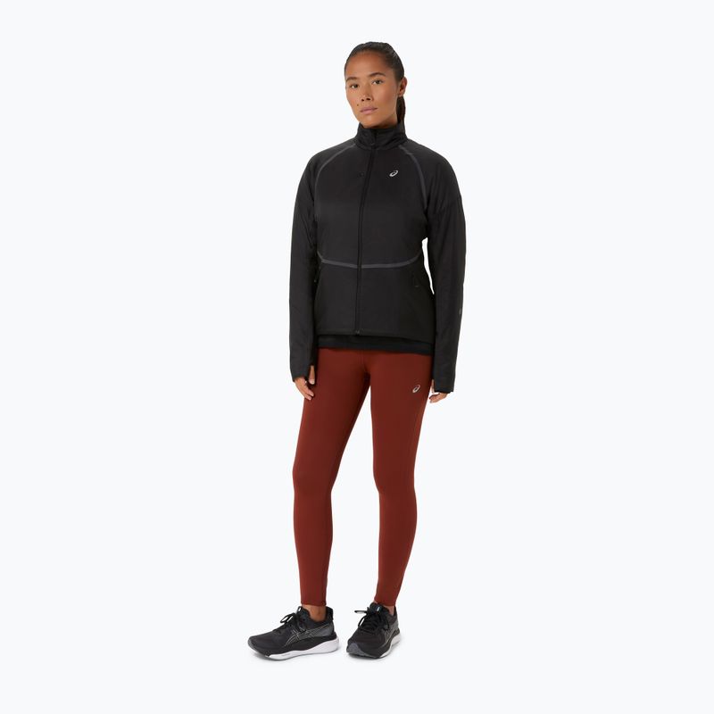 Dámské běžecké legíny ASICS Road Winter High Waist singed red 2