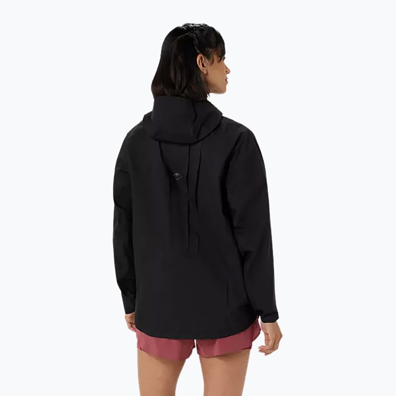 Dámská běžecká bunda ASICS Fujitrail Elite Waterproof Jacket performance black 2