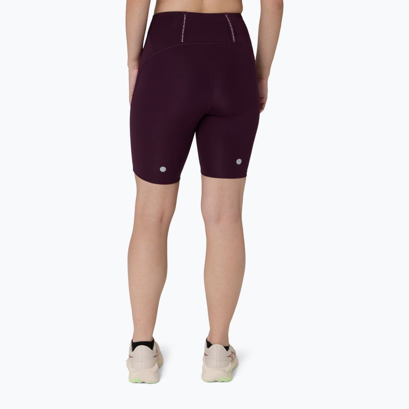 Dámské běžecké šortky Asics Road High Waist 8In Sprinter dark aubergine 3