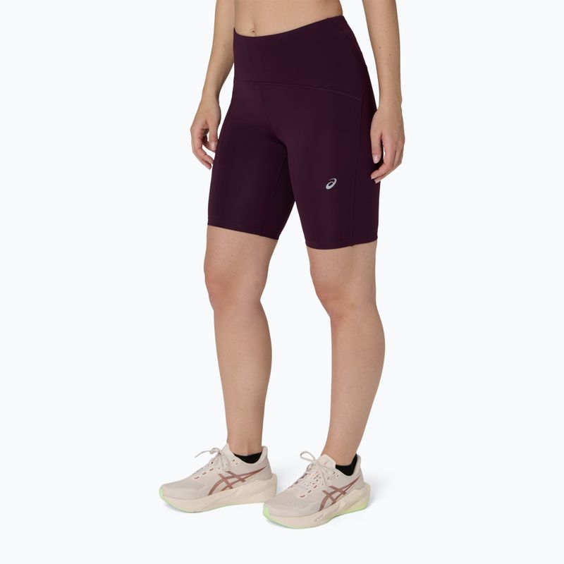 Dámské běžecké šortky Asics Road High Waist 8In Sprinter dark aubergine 4
