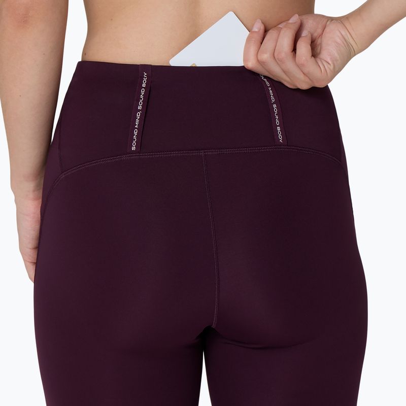 Dámské běžecké šortky Asics Road High Waist 8In Sprinter dark aubergine 7