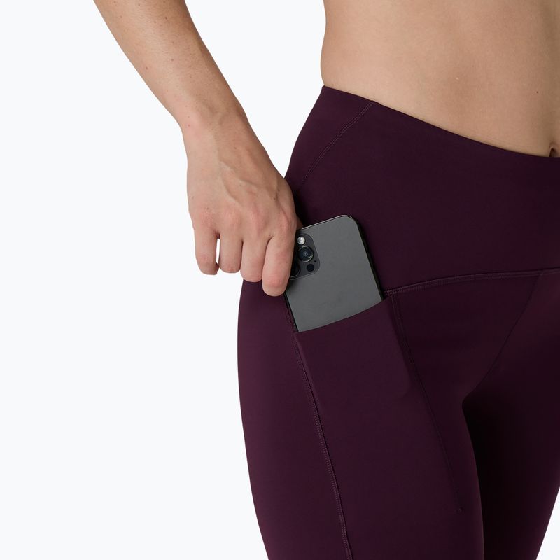 Dámské běžecké šortky Asics Road High Waist 8In Sprinter dark aubergine 9