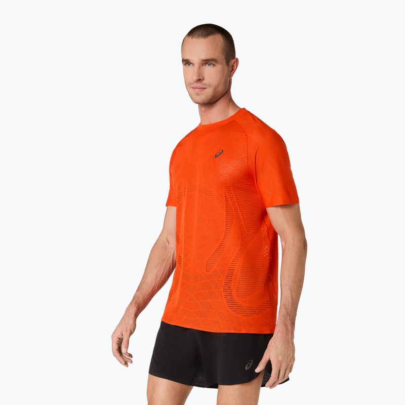Pánské běžecké tričko ASICS Metarun Top cherry tomato 4