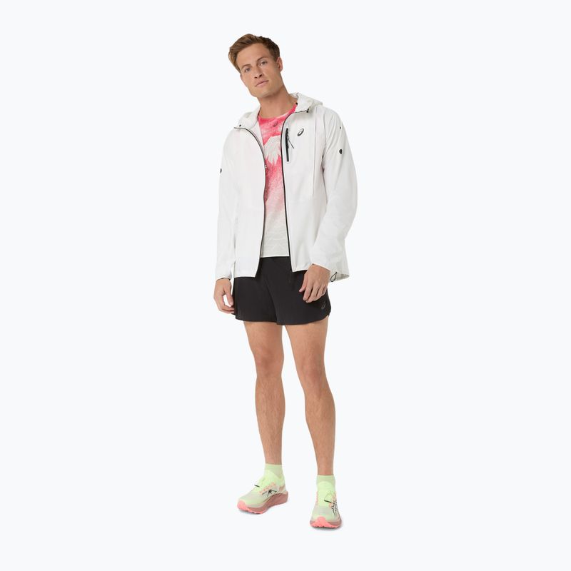 Pánská běžecká tričko ASICS Fujitrail Elite Graphic krémové 2