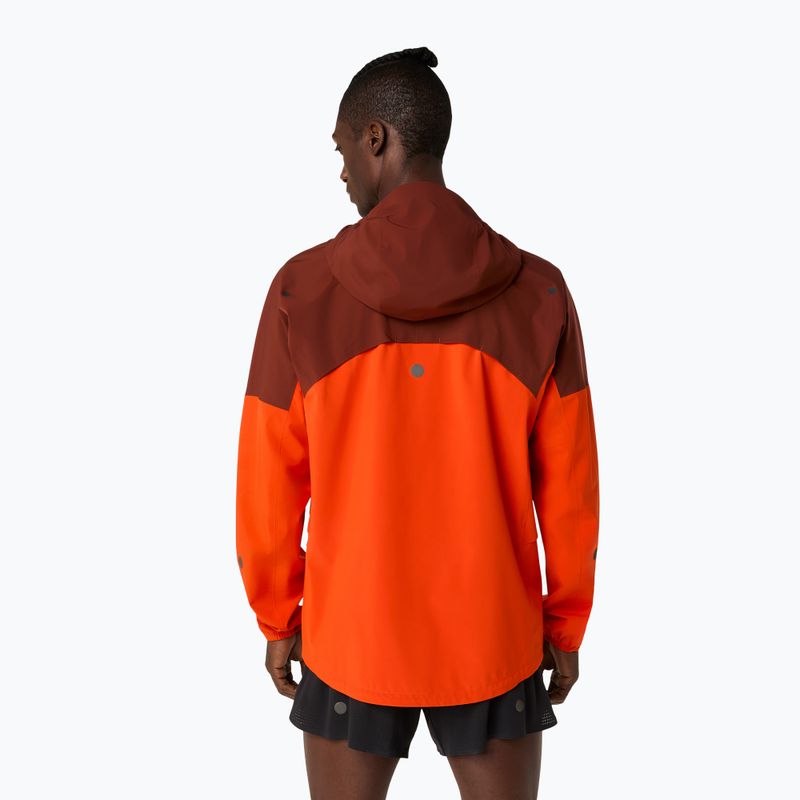 Pánská běžecká bunda ASICS Metarun Legend Jacket cherry tomato/singed red 3
