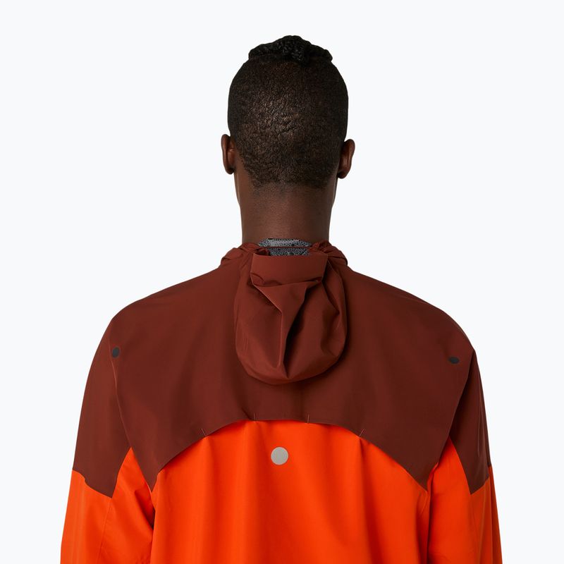 Pánská běžecká bunda ASICS Metarun Legend Jacket cherry tomato/singed red 6