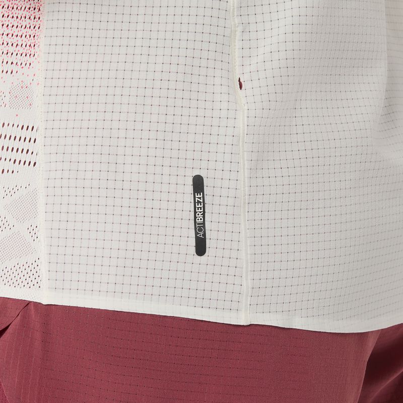 Dámské běžecké tričko ASICS Fujitrail Elite Graphic krémové 7