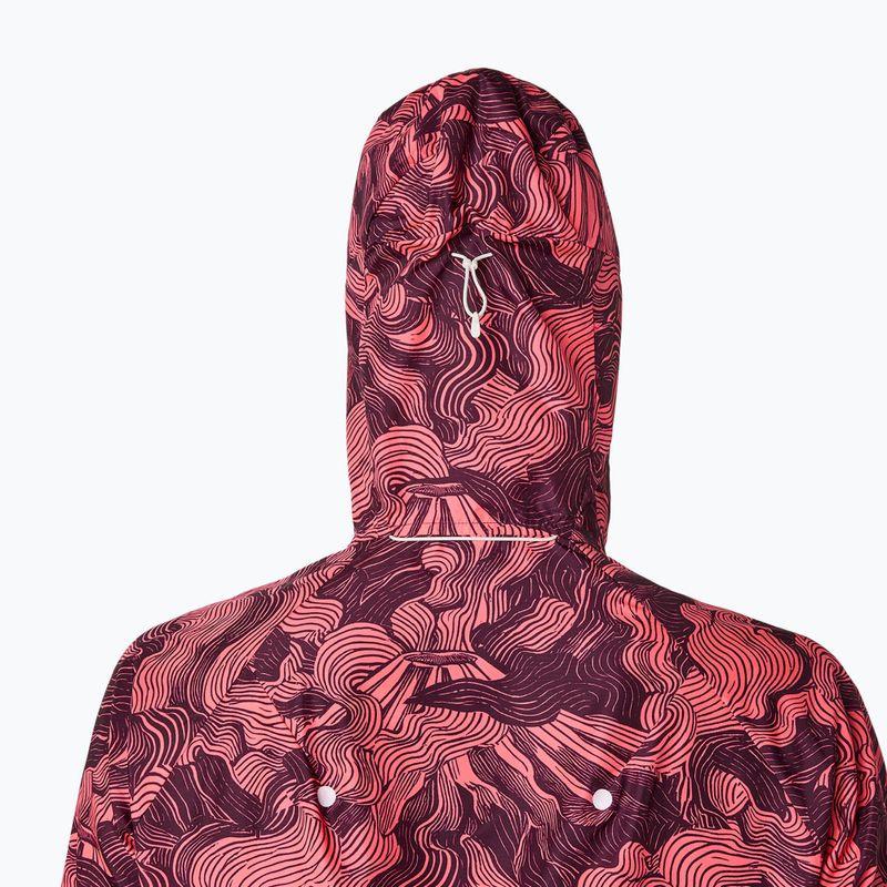 Pánská běžecká bunda Asics Fujitrail Packable Jacket blazing coral/dark aubergine 5