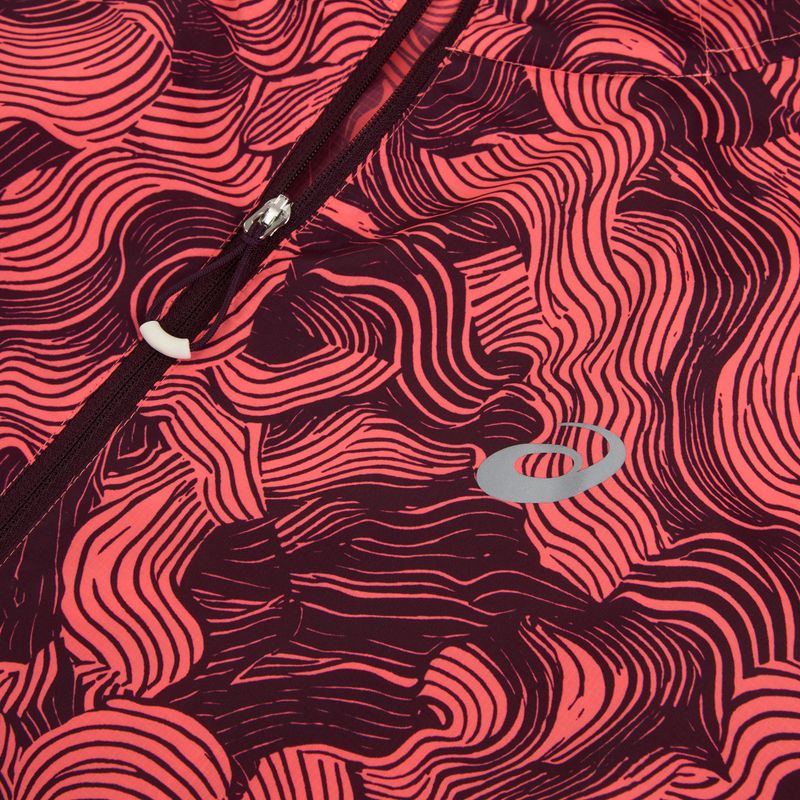 Pánská běžecká bunda Asics Fujitrail Packable Jacket blazing coral/dark aubergine 11