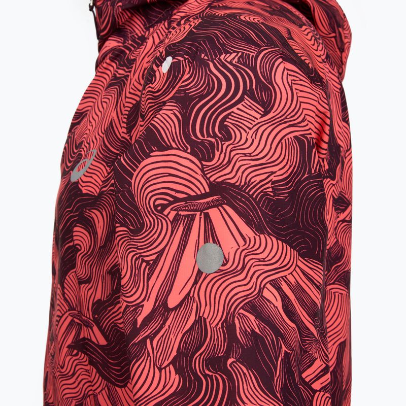 Pánská běžecká bunda Asics Fujitrail Packable Jacket blazing coral/dark aubergine 13