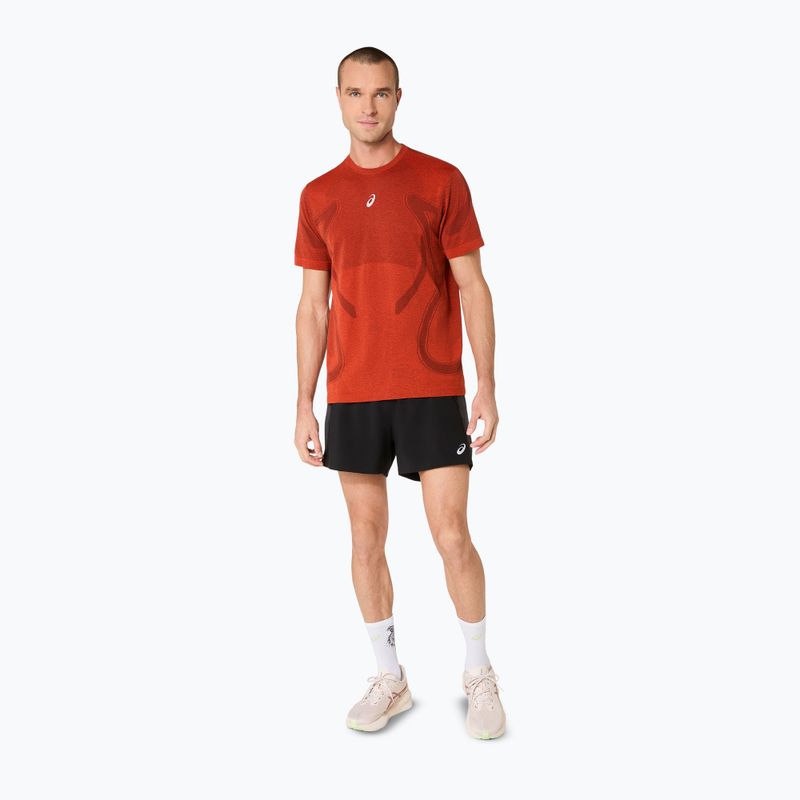Pánské běžecké tričko ASICS Road Seamless Top singed red 2