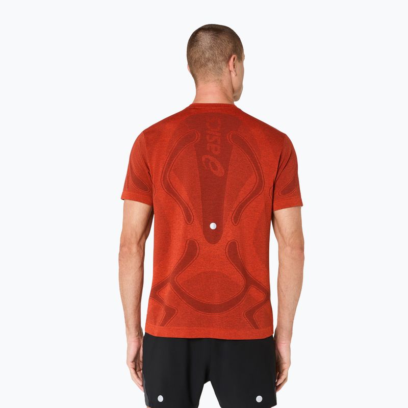 Pánské běžecké tričko ASICS Road Seamless Top singed red 3