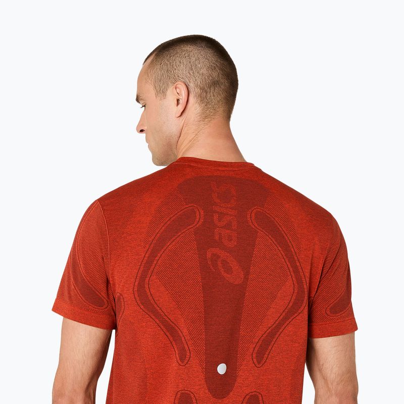 Pánské běžecké tričko ASICS Road Seamless Top singed red 5