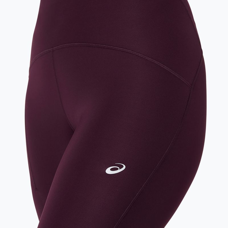 Dámské běžecké legíny ASICS Road High Waist Tight dark aubergine 5