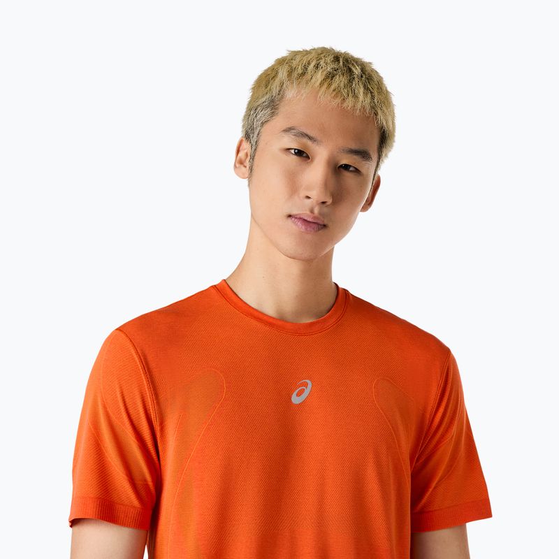 Pánské běžecké tričko ASICS Road Seamless Top energy orange 4
