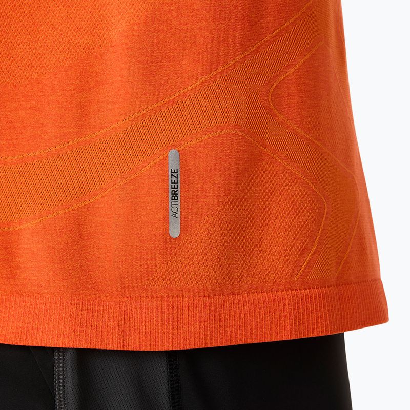 Pánské běžecké tričko ASICS Road Seamless Top energy orange 5