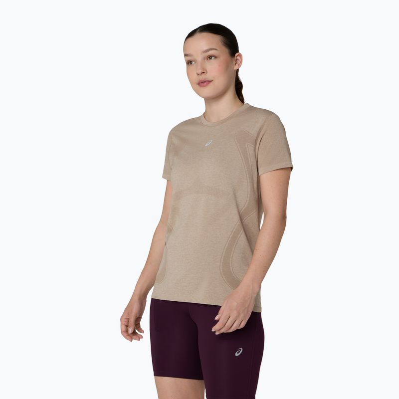 Dámské běžecké tričko Asics Road Seamless Ss Top greige 4