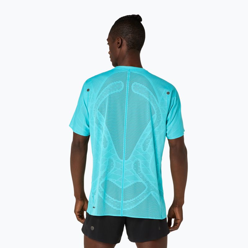 Pánské běžecké tričko ASICS Metarun Top energy aqua 3