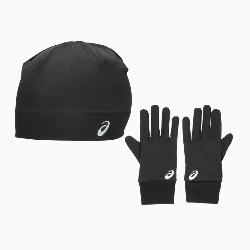 Čepice a rukavice ASICS Winter Pack performance black
