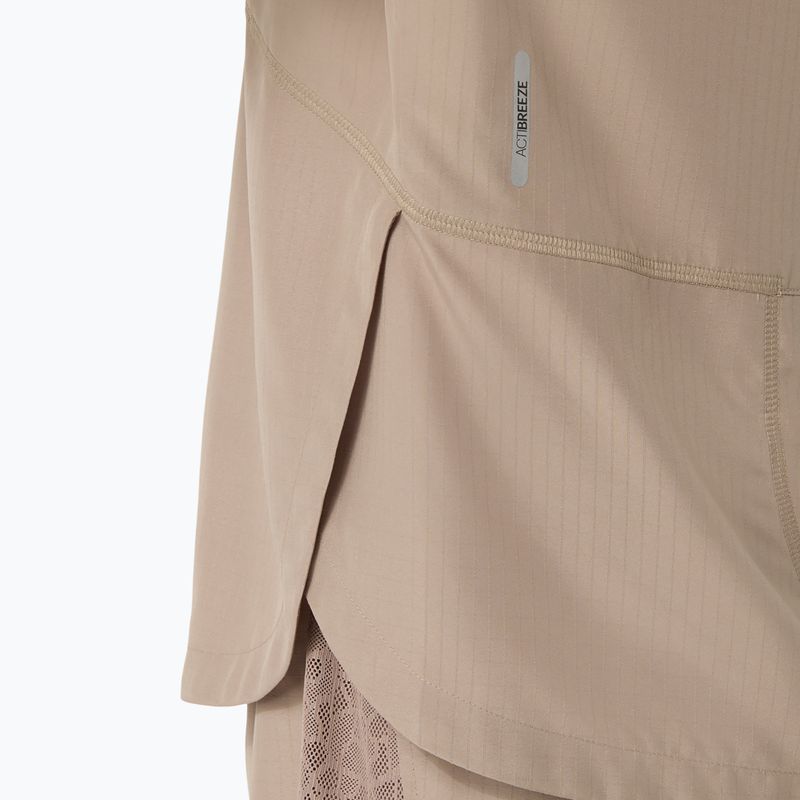 Dámská běžecká bunda ASICS Nagino Run Adjustable Jacket greige 8