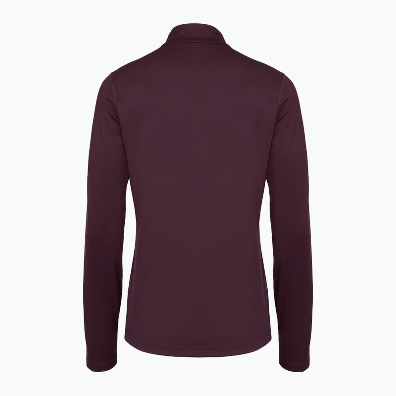 Dámské běžecké Longsleeve ASICS Core 1/2 Zip Winter Top dark aubergine 2
