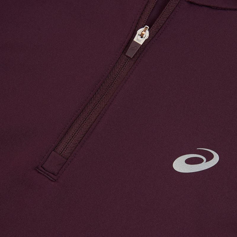 Dámské běžecké Longsleeve ASICS Core 1/2 Zip Winter Top dark aubergine 3
