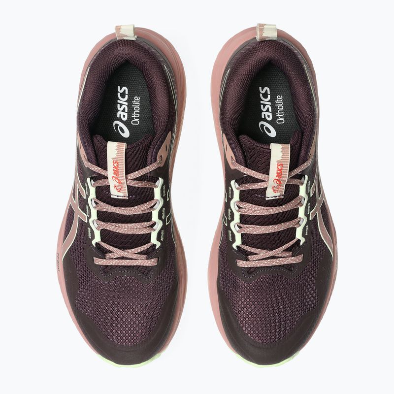 Dámské běžecké boty Asics Trabuco Terra 3 Dark Aubergine/Illuminate Yellow 4