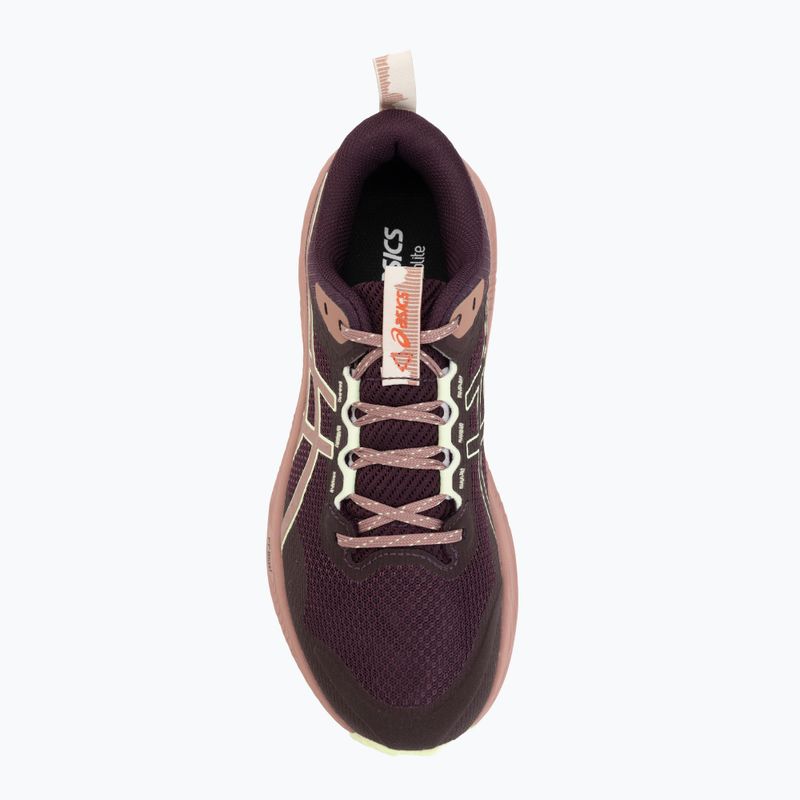 Dámské běžecké boty Asics Trabuco Terra 3 Dark Aubergine/Illuminate Yellow 5